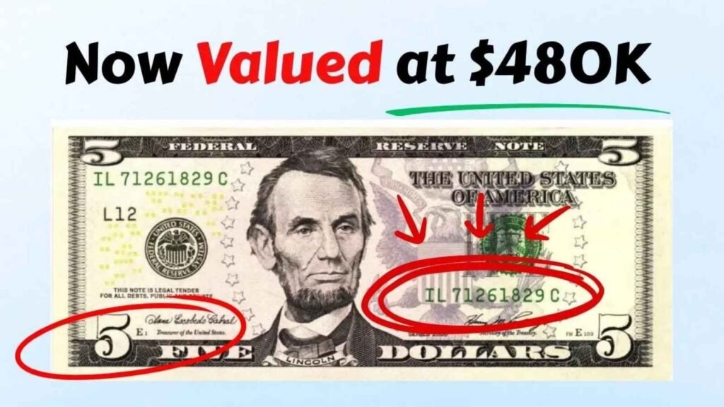 Rare $5 Bill With Printing Error Now Valued at $480K – Are You Holding One?
